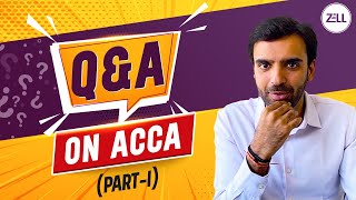 🔴Q amp A on ACCA PartI  ACCA Full Course Details ZellEducation acca [upl. by Nosnarb]