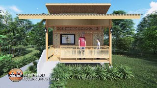 LOWCOST SIMPLE NATIVE HOUSE IDEA TINY HOUSE DESIGN I LOFT HOUSE DESIGN [upl. by Adneral]