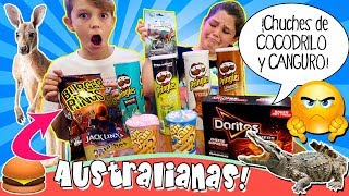 🐨¡¡CHUCHES Australianas RARAS 🐨DULCES y Snacks de Canguro Pepinillo Hamburguesa Pizzas [upl. by Ennaeel]