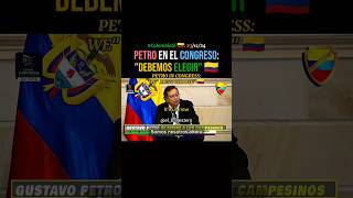 Petro en el Congreso quotDebemos elegirquot 🇨🇴 GustavoPetro Israel Palestina Colombia 📺🗞️ [upl. by Lauryn]