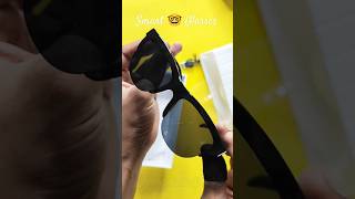 SMART GLASSES 🤓 Bluetooth Calling Glasses  Songs in glasses  New smartglasses techpokeshorts [upl. by Avla]