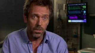 Hugh Laurie Talk about House MD [upl. by Ahtnamys]