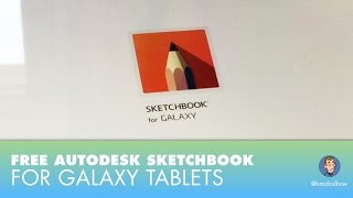 Autodesk Sketchbook is free for the Galaxy Tab [upl. by Goodwin]