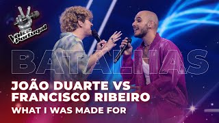 João Duarte vs Francisco Ribeiro  Batalhas  The Voice Portugal [upl. by Leff]