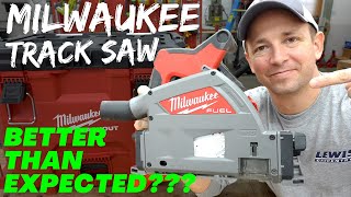 Did Milwaukee Deliver  Full Review of the NEW Milwaukee M18 Track Saw [upl. by Nevins]