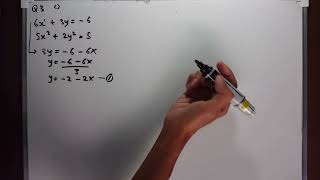 SIMULTANEOUS EQUATION CONTOH 10 [upl. by Nesmat]