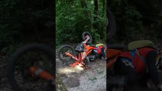 Failed log crossing Amateur Enduro [upl. by Ahsa]