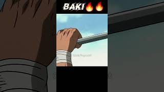 Bakis workout routine👀🔥Baki the Grappler anime animemoments baki [upl. by Keating]