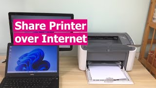 How to share your Printer over Internet [upl. by Ahseined]