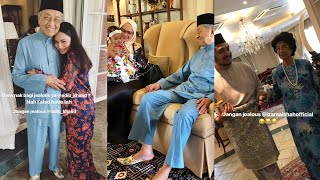 Datuk Siti Nurhaliza Izara Aishah amp family beraya rumah Tun M [upl. by Loggia625]