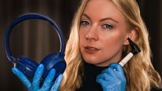 ASMR Ear Cleaning amp Headphone Hearing Test 🎧 Whisper Beep Test Ear to Ear Layered Sounds [upl. by Eiramave]