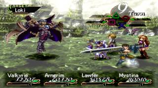 Valkyrie Profile Final Boss Loki Hard [upl. by Selby]