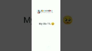 My life 1🥺 Happy 10🙂 love 0❤️ Sad 99😭 Tention 90😣 Fake Smile all time 💯 ☺️ shorts ytstudieo [upl. by Nerwal]