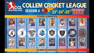 DAY2  Collem Cricket League 2024  CCL  Mettawada Collem Goa [upl. by Pohsib]