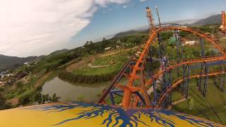 MontanhaRussa quotStar Mountainquot  Beto Carrero World  21032013 [upl. by Britte]