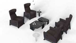 Svago Motion Mastery Lounge Chair Layouts [upl. by Zak]