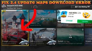 How to Fix Maps Download error after PUBG 24 update [upl. by Darees]