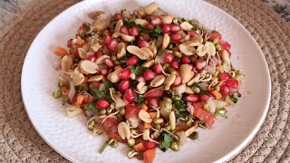 Sprouted Moong dal Salad  Healthy Salad [upl. by Lowenstein]