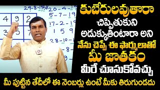 తలరాత ని మార్చే లక్కీ నంబర్స్  Date Of Birth Numerology  Date Of Birth Numerology Prediction [upl. by Wilfreda]