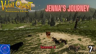 WolfQuest AE  Jennas Journey  Season 3  Episode 7 [upl. by Lynnet443]