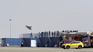 Russian Su57 jet conducts acclimatization training for Zhuhai Airshow [upl. by Ardnasyl]