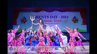 Annual Grand Event quotParents Day  2080quot PG to Grade V  Shiv Classical Tandav Performed by Grade V [upl. by Kenn]