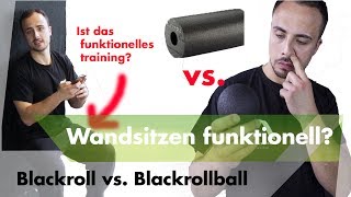 Ist Wandsitzen Funktionell  Blackroll oder Blackrollball [upl. by Erodasi107]