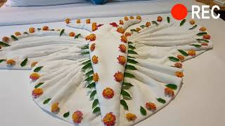 Towel Art beautiful butterfly  AR TRAVEL MIX [upl. by Rutherford]