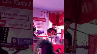 Prabesh Kumar Shrestha Singing nalc lexfiesta 2081 [upl. by Nofets499]