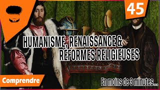 COMPRENDRE LHUMANISME LA RENAISSANCE ET LES RÉFORMES RELIGIEUSES  Michel Ange  Vésale  Luther [upl. by Aisayt]