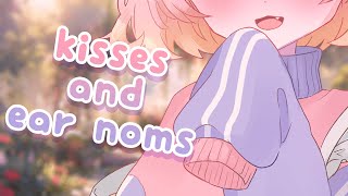 「 3DIO ASMR 」kisses and ear eating 💞 ear noms breathing no talking [upl. by Artaed550]