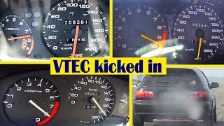 Best of Honda VTEC Turbo  Type R Acceleration amp Sound  Compilation vtec kicked in yo [upl. by Feune]