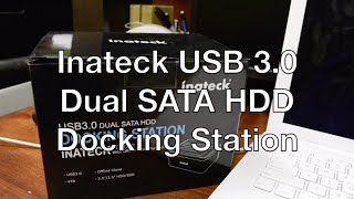 Inateck® USB 30 to SATA Dual Two Bays USB 30 External Hard Drives Docking Station [upl. by Oiramad627]