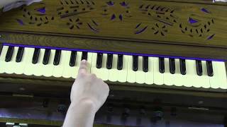 How to play  Shanti Mantra  Om Sahana vavatu on HarmoniumKeyboard [upl. by Shakespeare157]