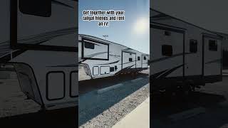 Why is this fifth wheel so popular  Grand Design Fifthwheel bunkhouse rvbusiness rvrentals [upl. by Jegar877]