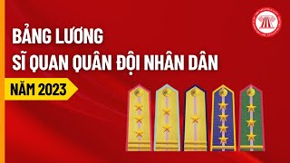 Bảng Lương Sĩ Quan Quân Đội Nhân Dân Năm 2023  THƯ VIỆN PHÁP LUẬT [upl. by Afesoj831]