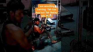 i am wrestling training yah kya hualast tak dekho sabi am wrestling trainingam wrestling training at [upl. by Suisyola]