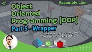 Part5 PLC Object Oriented Programming OOP of Assembly Line by Codesys simulated in factory IO [upl. by Nerred]