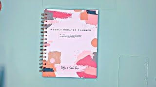 Coffee And Bible Time Weekly Update Planner [upl. by Atirihs]