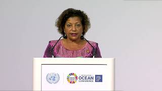 Discurso da ministra de Moçambique na Conferência dos Oceanos da ONU [upl. by Ayanahs]