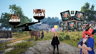 GETTING LUCKY VS SCAMMED  Black Desert Highlights [upl. by Nnaul]