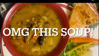 Make This Luscious Mushroom Barley Soup Vegan or Not It’s Delicious [upl. by Haakon29]