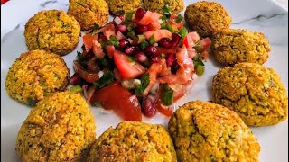 🌱How to make light and crispy falafel in air fryer Easy Recipe falafel airfryer veganrecipes [upl. by Enirual97]