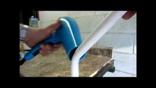 How to Bend PVC Pipe  quick lesson [upl. by Aihsenod]