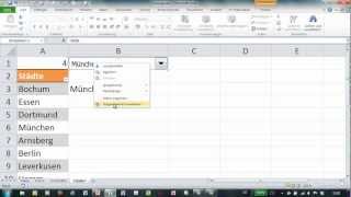 Excel  Formulare mit Dropdown [upl. by Aicenav778]