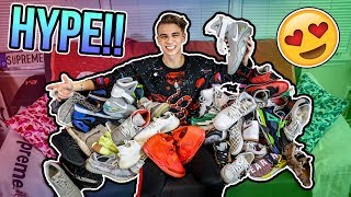 The Most Hypebeast Sneakers in my Collection Nike Adidas Supreme Gucci  More [upl. by Tally753]