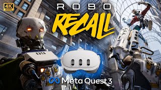 Robo Recall 50 Kills Achievement Complete Gameplay Meta Quest 3 [upl. by Itirp555]