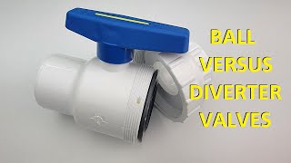 Ball Valves Or Diverter Valves  Which Are Better For Swimming Pools [upl. by Anivla765]