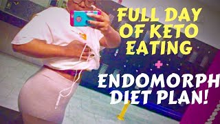 FULL DAY OF EATING ON KETOGENIC DIET AS AN ENDOMORPH [upl. by Anawqahs]