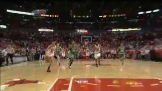 Joakim Noahs Steal and Spectacular Slam Over Pierce 43009 [upl. by Miarzim]